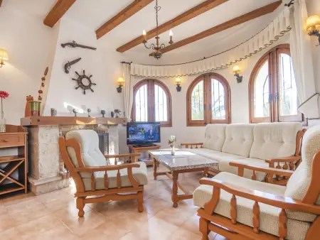 Villa classique avec piscine privée, jardin et climatisation à Benissa : photo 8
