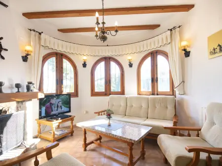 Villa classique avec piscine privée, jardin et climatisation à Benissa : photo 9