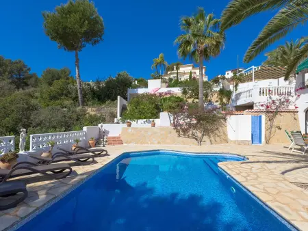 Villa classique avec piscine privée, jardin et climatisation à Benissa : photo 14