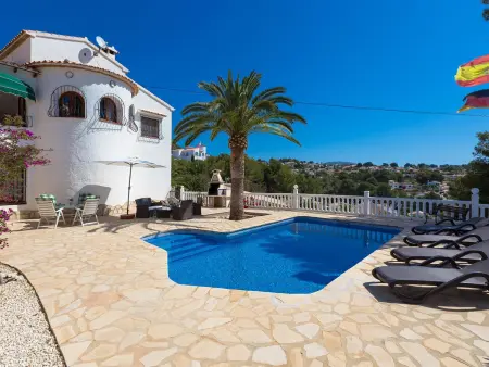 Villa classique avec piscine privée, jardin et climatisation à Benissa : photo 19
