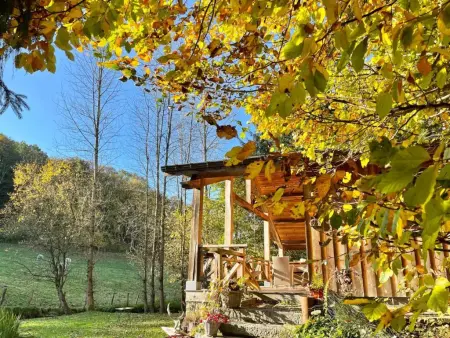 La Linotte : chalet en bois au bord de rivière à Arville, Belgique : photo 29