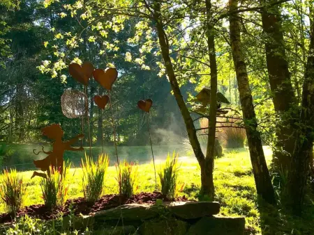 La Linotte : chalet en bois au bord de rivière à Arville, Belgique : photo 30