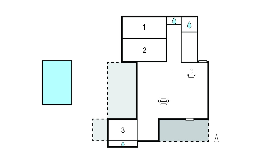 Maison 6 pers. avec piscine et jacuzzi à Coursac - Photo 41
