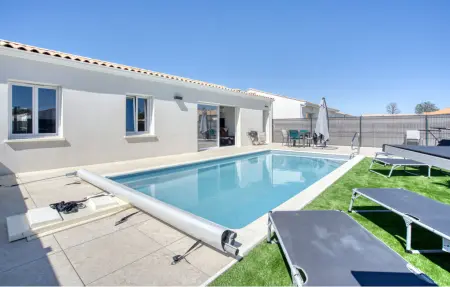 Maison 3 chambres avec piscine chauffée à Semussac : photo 9