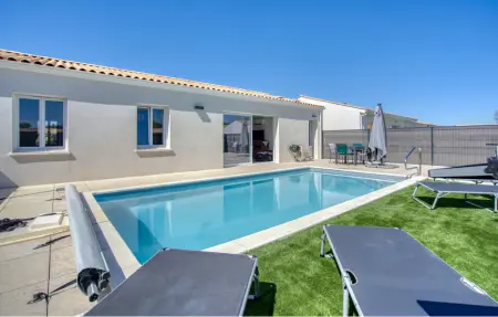 Maison 3 chambres avec piscine chauffée à Semussac : photo 10