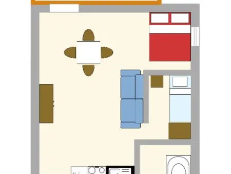 Appartement 4 pers, balcon sud-est à Lanslevillard : photo 6