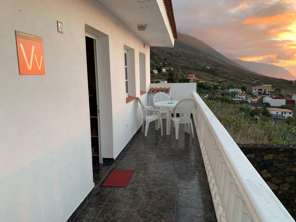Appartement 7 pers. vue mer à Frontera avec jardin - Photo 15
