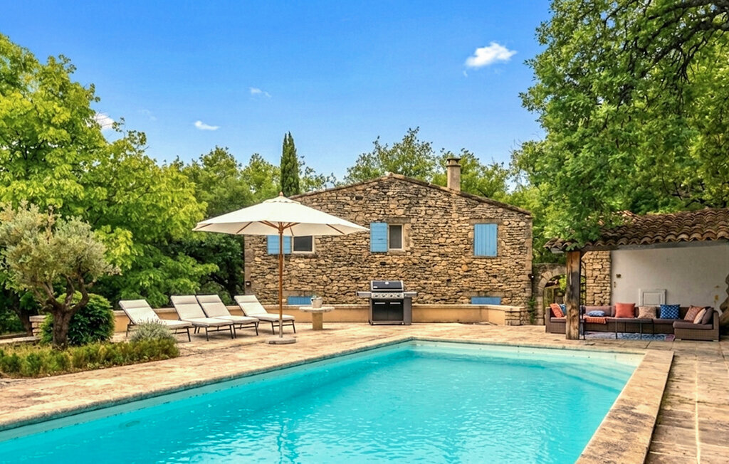 Maison 6 personnes avec piscine et vue Luberon à Goult - Photo 1