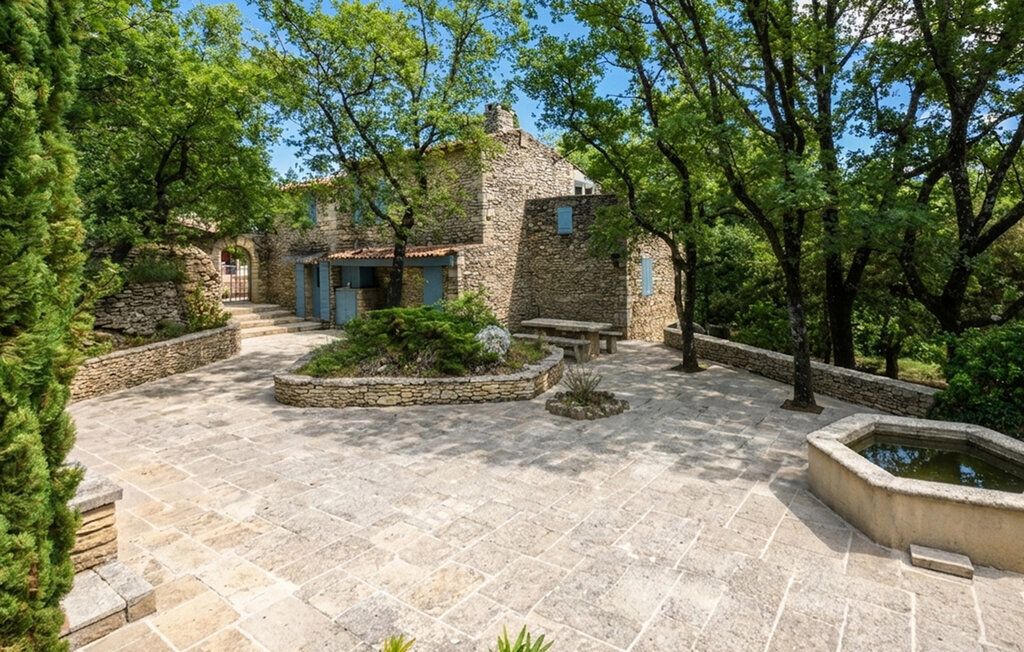 Maison 6 personnes avec piscine et vue Luberon à Goult - Photo 2