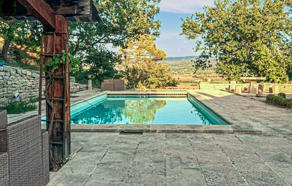 Maison 6 personnes avec piscine et vue Luberon à Goult - Photo 11