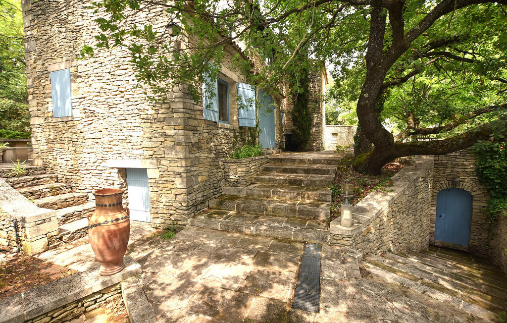 Maison 6 personnes avec piscine et vue Luberon à Goult - Photo 12