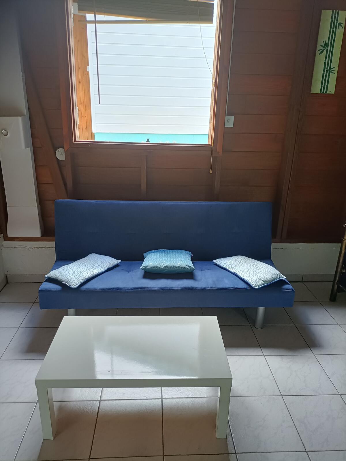 Bungalow 3 pers. au Moule avec piscine et jardin - Photo 6