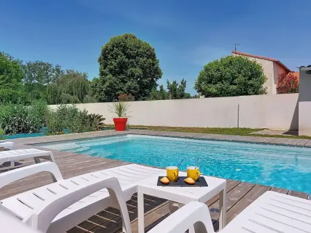 Maison Jaffe 6 personnes, piscine chauffée à Saint-Sulpice-de-Royan : photo 23