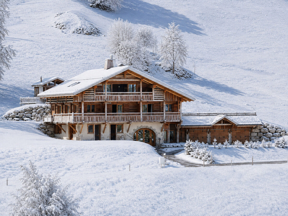 Authentic Lodge Spa, chalet 5★ pour 15 pers à La Clusaz - Photo 19