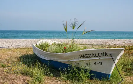 Appartement face à la plage à Moncofa Playa, balcon et vue mer : photo 15