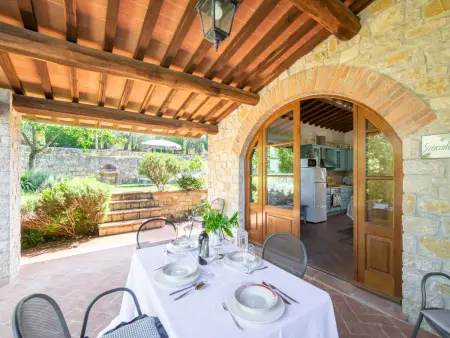 Maison San Regolo à Gaiole in Chianti, piscine : photo 4