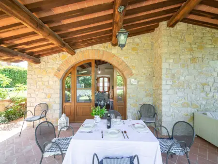 Maison San Regolo à Gaiole in Chianti, piscine : photo 25