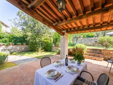 Maison San Regolo à Gaiole in Chianti, piscine : photo 26