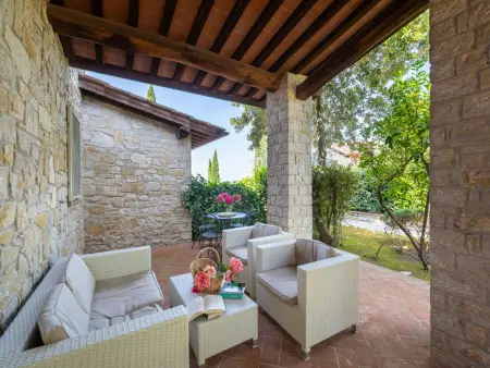 Maison San Regolo à Gaiole in Chianti, piscine : photo 27