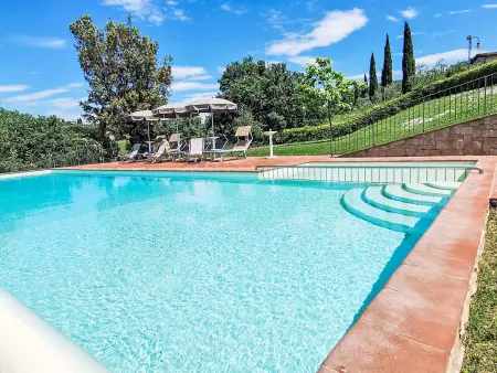 Maison San Regolo à Gaiole in Chianti, piscine : photo 36