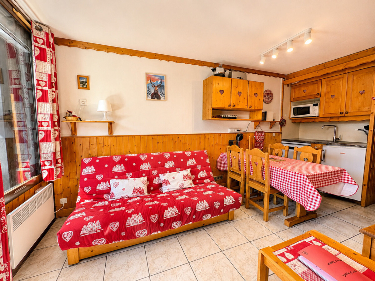 Studio 4 pers. aux Menuires, balcon montagne - Photo 1