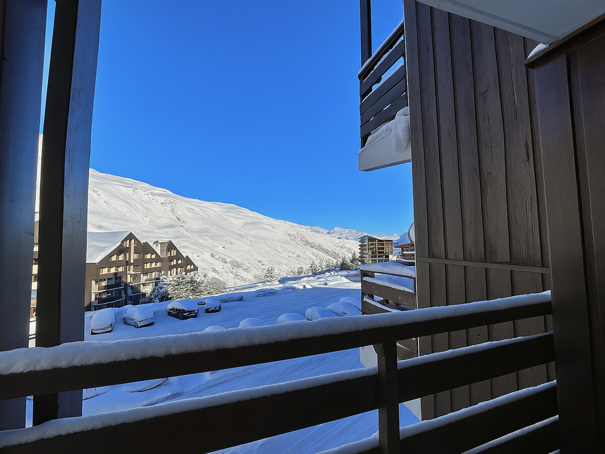 Studio 4 pers. aux Menuires, balcon montagne - Photo 10