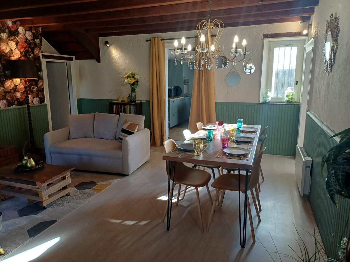 Gîte La Ferme : 6 pers, piscine chauffée, animaux acceptés - Photo 7
