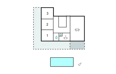 Maison 3 chambres avec piscine privée à Rochefort : photo 28
