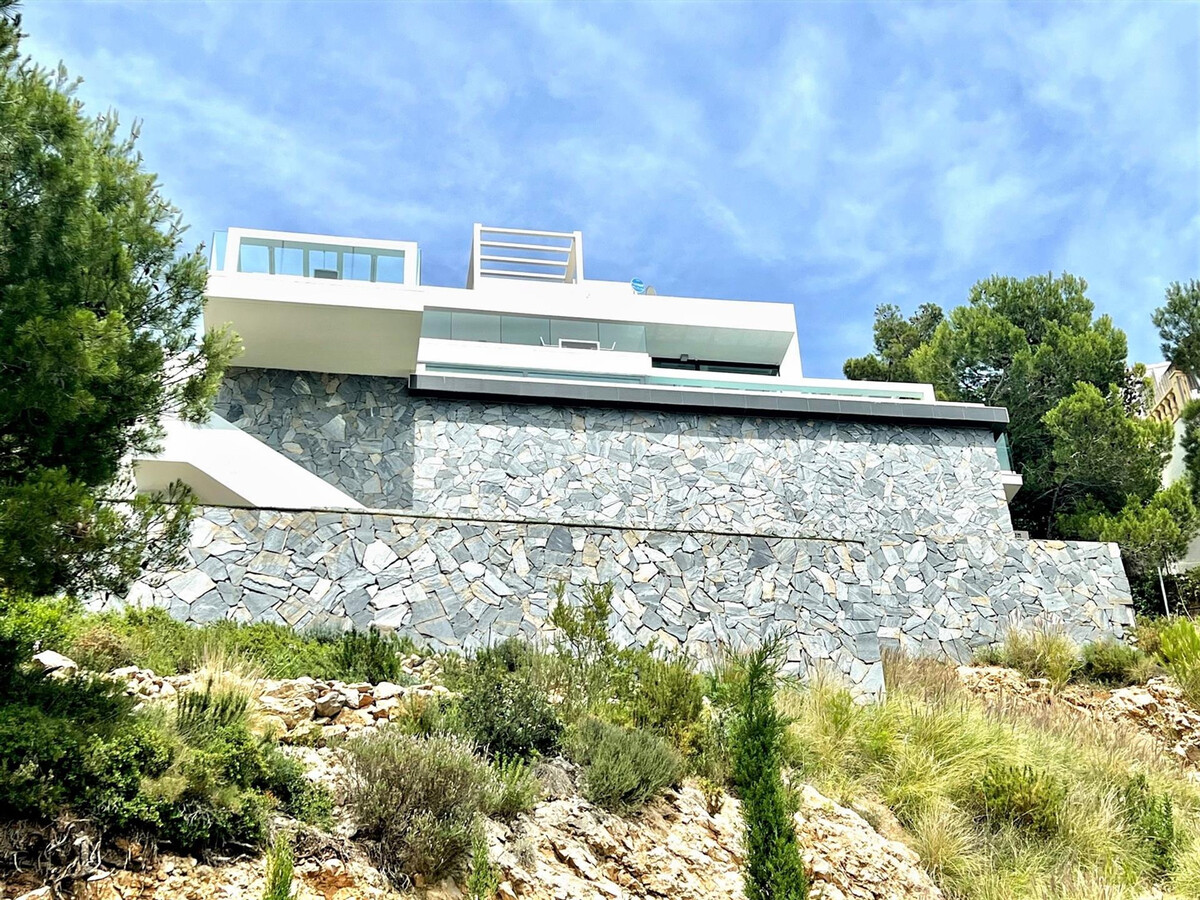 Villa Bauhaus Altea-Hills, piscine débordement chauffée - Photo 26