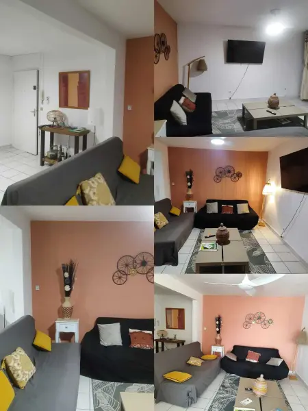 Appartement avec accès direct plage et terrasse, Le Gosier : photo 7