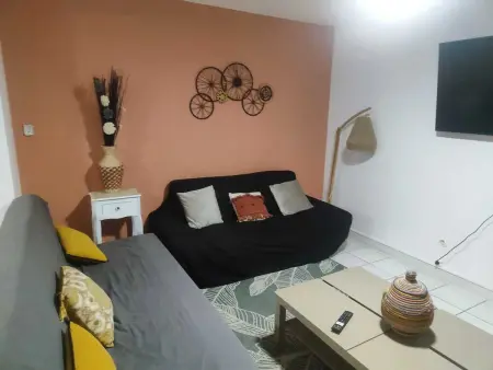 Appartement avec accès direct plage et terrasse, Le Gosier : photo 15
