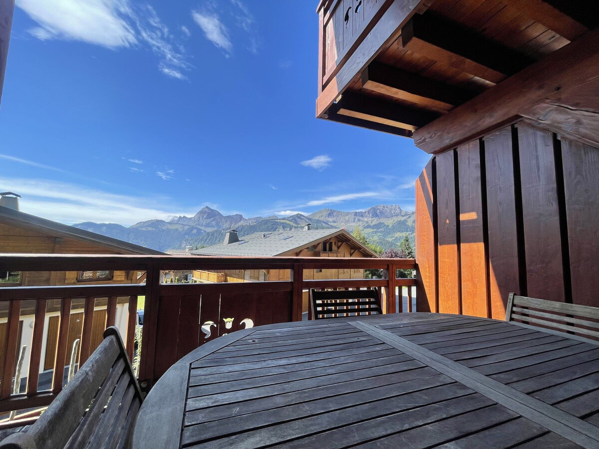 Appartement 6 pers, terrasse Sud-Ouest, vue Mont Charvin - Photo 2