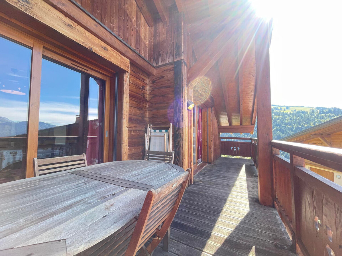 Appartement 6 pers, terrasse Sud-Ouest, vue Mont Charvin - Photo 9
