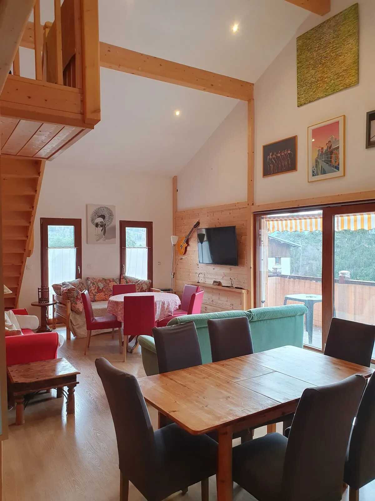 Appartement 130 m² 3 chambres à Séez, balcon montagne - Photo 4