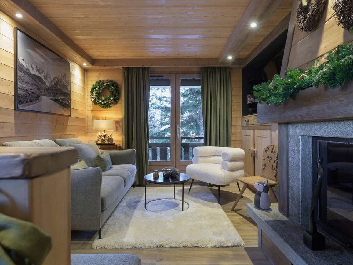 Duplex rénové à Courchevel 1850, cheminée & terrasse - Photo 1