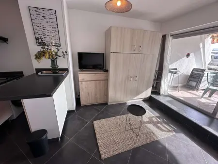 Studio-cabine climatisé avec parking privé, plage à 100 m, Le Grau-du-Roi : photo 16