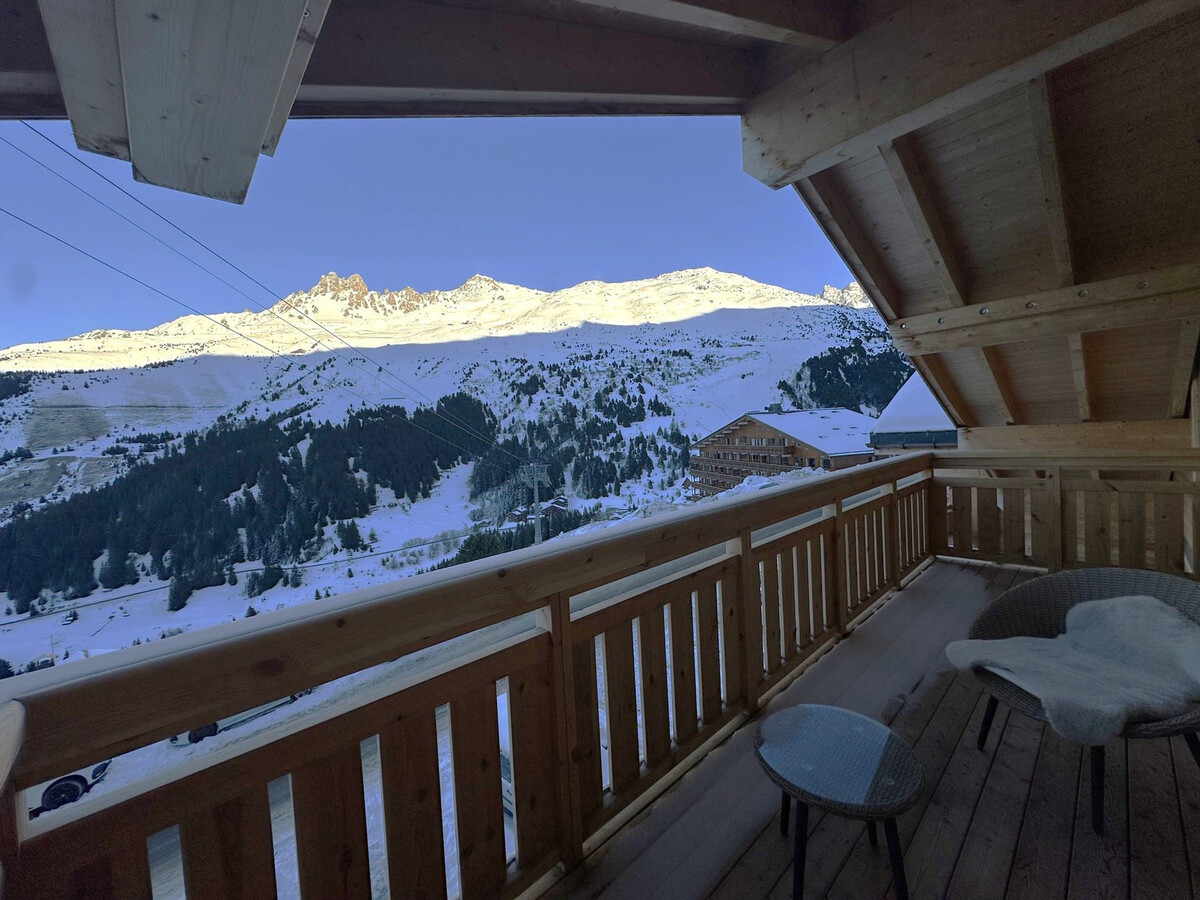 Appartement 43m² Méribel Mottaret, terrasse vue montagne - Photo 3