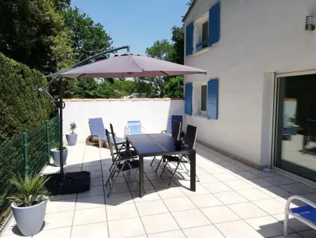 Location maison à Vaux sur Mer, Vaux-sur-Mer: Villa 2 chambres pour 5 pers, 450m Plage, Parking, Clim