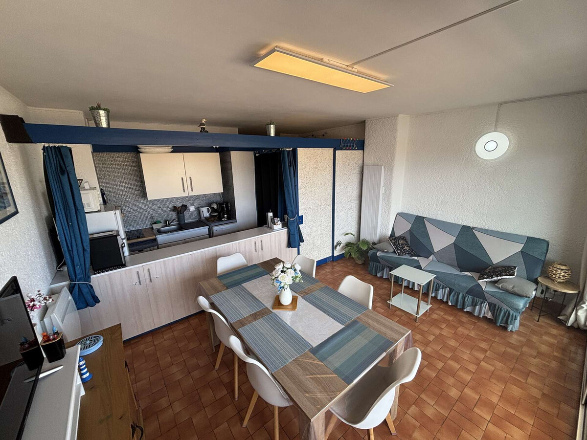 Appartement 2 pièces cabine Port-la-Nouvelle, 50 m plage - Photo 2