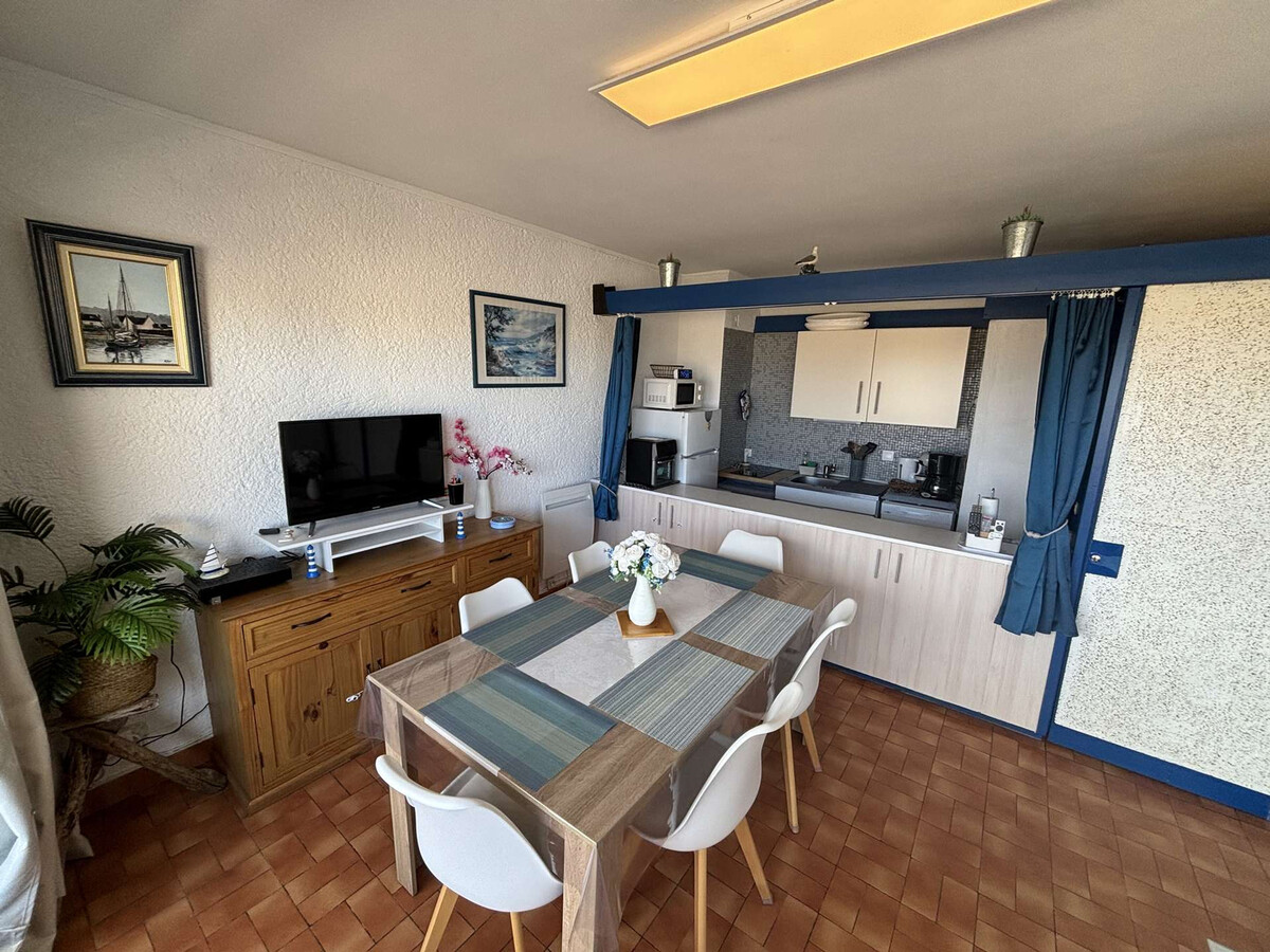 Appartement 2 pièces cabine Port-la-Nouvelle, 50 m plage - Photo 3