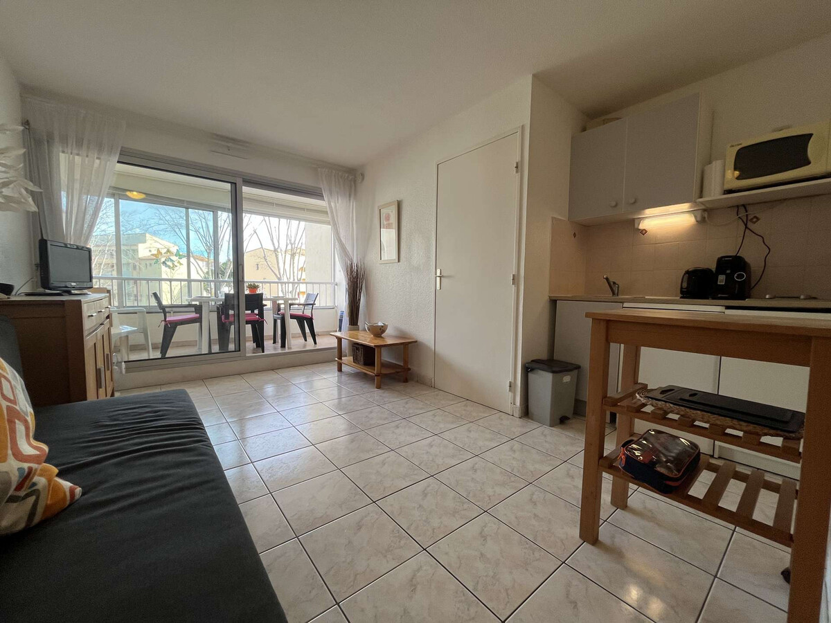 Appt 2 pièces Cap d'Agde, parking et piscine - Photo 5