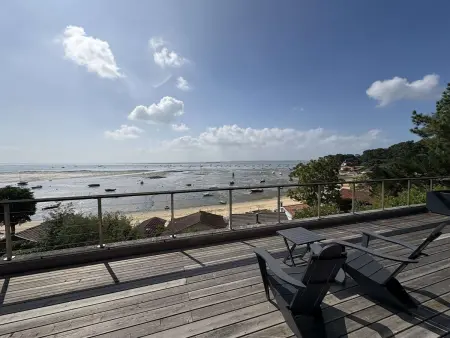 Villa 200 m² piscine chauffée vue Bassin à Cap-Ferret : photo 5