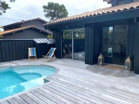 Villa 200 m² piscine chauffée vue Bassin à Cap-Ferret : photo 6