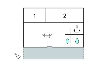 Mobil-home 5 pers. avec terrasse près des plages : photo 16