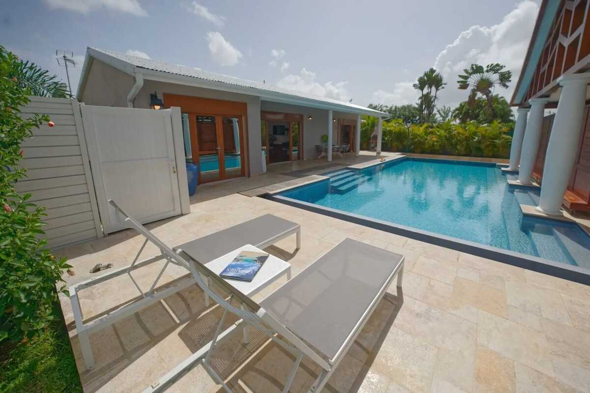 Villa avec piscine privée et jacuzzi au Lamentin, Martinique - Photo 1