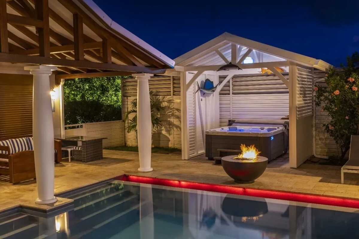 Villa avec piscine privée et jacuzzi au Lamentin, Martinique - Photo 9