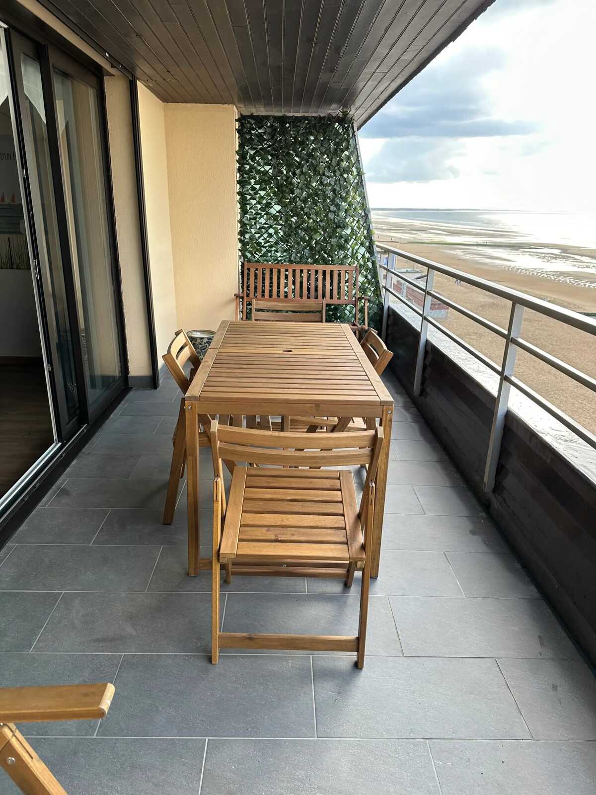 Appartement vue mer à Cabourg, 4e étage, terrasse - Photo 16