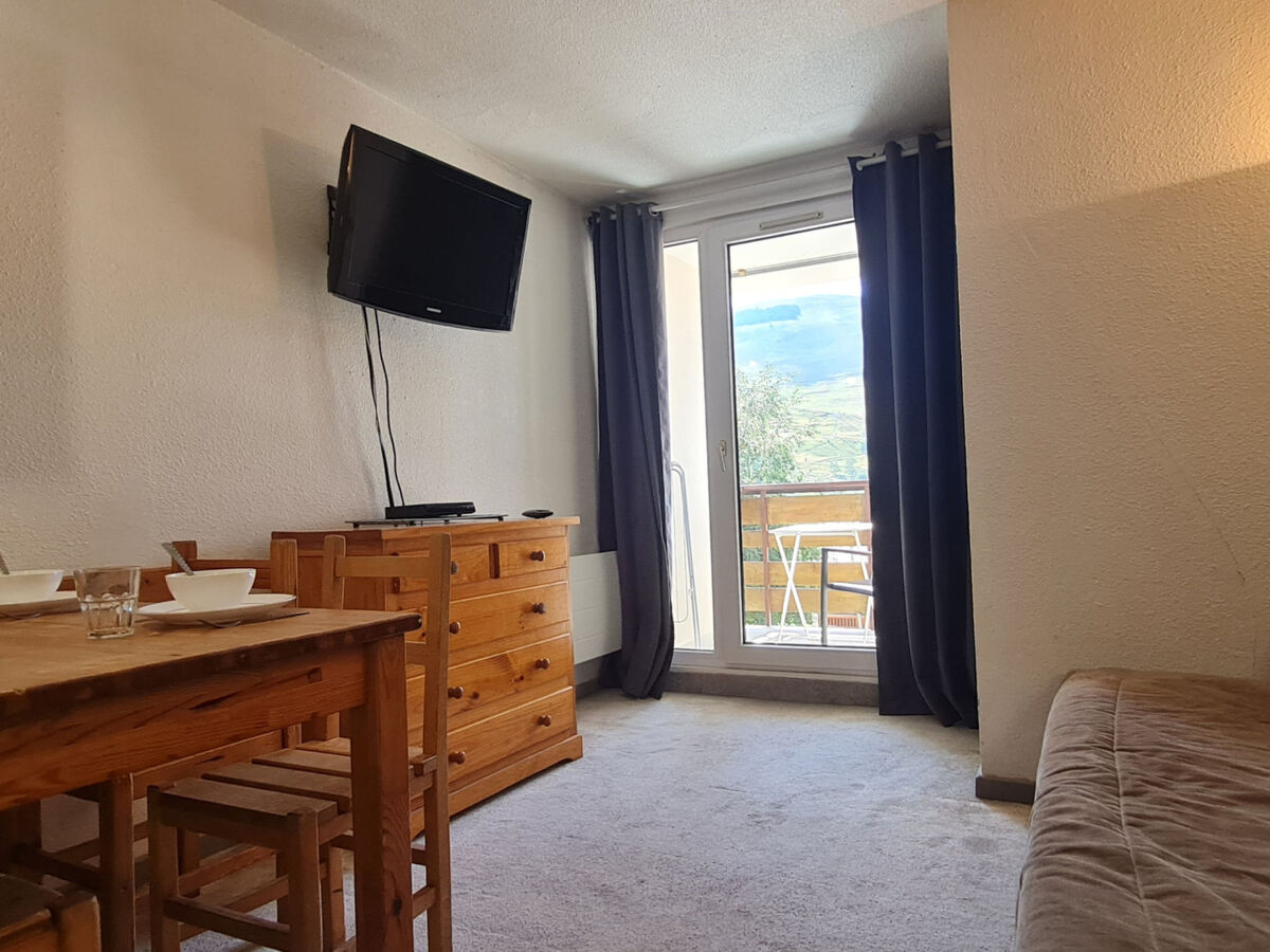 Studio Meije 7 aux Deux Alpes, balcon montagne - Photo 9