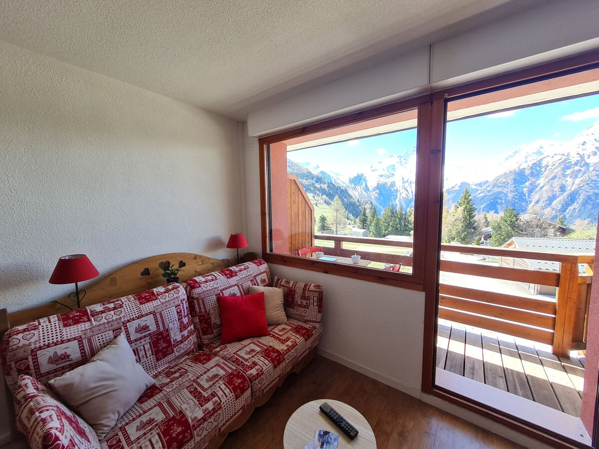 Studio Janremon aux Deux Alpes, vue pistes ski - Photo 4
