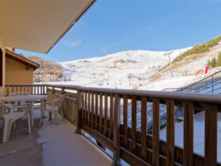 Appartement T.Bergerie – vue pistes, piscine à Orcières-Merlette : photo 14